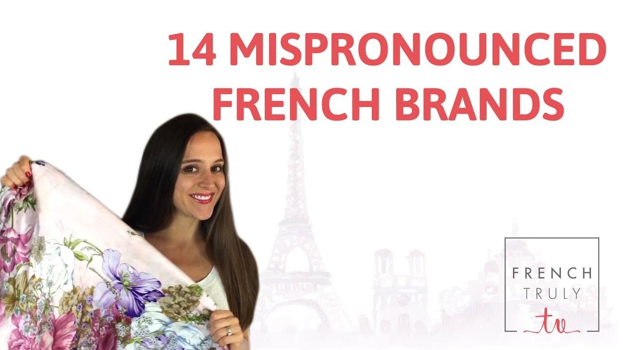Pronounce French brand names • Online French Lessons